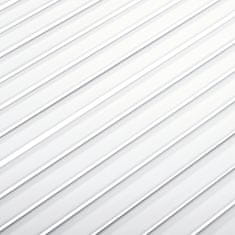 Vidaxl Lamelové dvierka na skrinku 2 ks, biele 69x59,4 cm, borovica