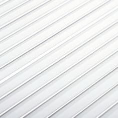 Vidaxl Lamelové dvierka na skrinku 4 ks, biele 99,3x59,4 cm, borovica