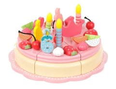 Iso Trade Drevený narodeninový tort