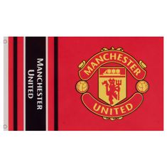 FAN SHOP SLOVAKIA Vlajka Manchester United, červená, 152x91 cm