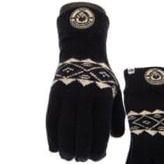 FAN SHOP SLOVAKIA Pletené rukavice Manchester City FC, čierne
