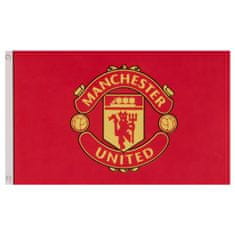 FAN SHOP SLOVAKIA Vlajka Manchester United, červená, 152x91 cm