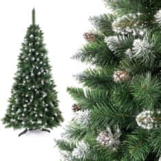 Aga Vianočný stromček Borovica 180 cm Crystal strieborná