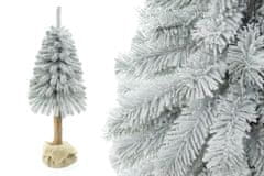 Aga Vianočný stromček 150 cm s kmeňom Zasnežený