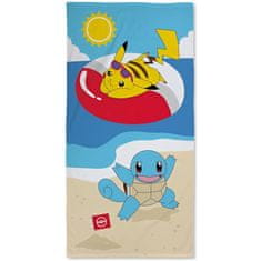 Halantex Plážová osuška Pokémoni - Pikachu a Squirtle