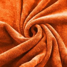 ModernHome Rýchloschnúci uterák AMY 30x30 oranžový