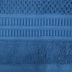 ModernHome ROSITA mäkký uterák 50x90 modrý