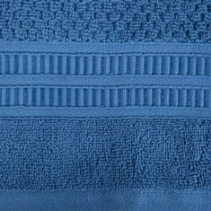 ModernHome ROSITA mäkký uterák 30x50 modrý