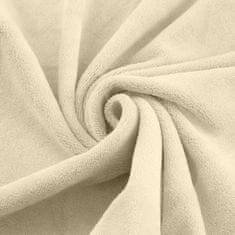ModernHome Rýchloschnúci uterák AMY 50x90 krémový