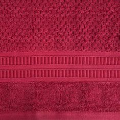 ModernHome ROSITA mäkký uterák 50x90 červený