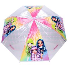 Vadobag Detský transparentný dáždnik Rainbow High