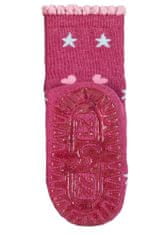 Sterntaler Ponožky protišmykové Srdiečka AIR magenta dievča veľ. 17/18 cm- 9-12 m