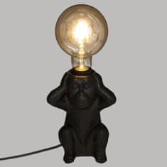 ModernHome Keramická nočná lampa Monkey Oreille