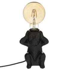 ModernHome Keramická nočná lampa Monkey Oreille