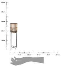 ModernHome Bambusový lampáš na stojane 92 cm