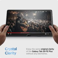Spigen Ochranné Tvrdené Sklo Glas.Tr Slim Samsung Galaxy Tab S9 Fe+ Plus 12.4 X610 / X616B Clear