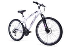 HUFFY Dámsky bicykel Extent 26", Shimano TZ 31, lesklá biela