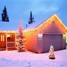 MUVU Vianočná girlanda, vianočné osvetlenie, osvetlenie vianočného stromčeka, teplá farba