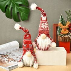 MUVU Vianočný trpaslík, vianočná dekorácia, červená čiapka