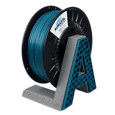 Aurapol AURAPOL PLA 3D Filament Metalická TYRKYSOVÁ 1 kg 1,75 mm