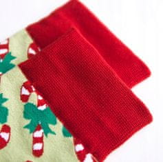 MUVU Vianočné ponožky, farebné ponožky, vianočný motív 39-44