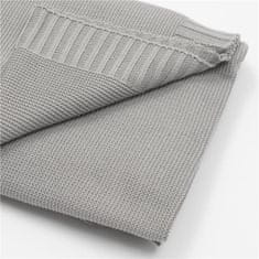 NEW BABY Bambusová pletená deka New Baby 100x80 cm grey 
