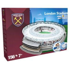 FAN SHOP SLOVAKIA 3D puzzle West Ham United FC, replika štadióna, 156 dielikov