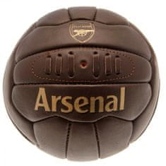 FAN SHOP SLOVAKIA Futbalová lopta Arsenal FC, retro štýl, pravá koža, vel. 5