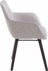 Danish Style Jedálenská stolička Bradford, textil, šedá