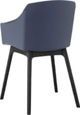 Danish Style Jedálenská stolička Bora (SET 2 ks), plast, modrá