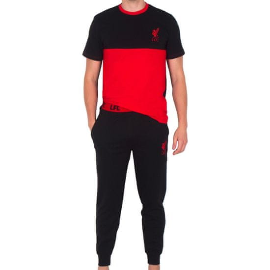 FAN SHOP SLOVAKIA Pyžamo Liverpool FC, tričko, nohavice, čierna a červená
