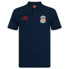 FAN SHOP SLOVAKIA Polo Tričko Liverpool FC, vyšitý znak, tmavo modré | M
