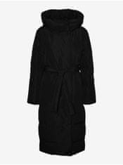 Vero Moda Čierny dámsky zimný kabát VERO MODA Leonie L