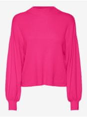 Vero Moda Ružový dámsky sveter VERO MODA Nancy L
