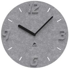 Alba Nástenné hodiny "Horpet", tmavo šedá, 30 cm, HORPET G
