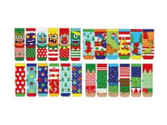 United Odd Socks Detský United ODDsocks Adventný kalendár, 24 kusov ponožiek, veľ. 31-39