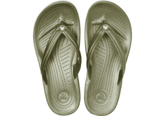 Crocs Crocband Flip-Flops Unisex, 39-40 EU, M7W9, Žabky, Šlapky, Papuče, Army Green/White, Zelená, 11033-37P