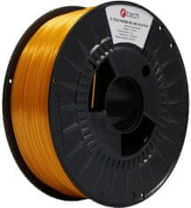 C-Tech PREMIUM LINE tisková struna (filament), Silk PLA, 1,75mm, 1kg, žlutooranžová (3DF-P-SPLA1.75-2000)