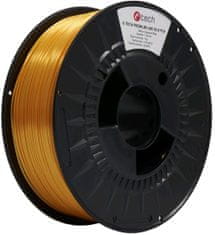 C-Tech PREMIUM LINE tisková struna (filament), Silk PLA, 1,75mm, 1kg, dopravní žltá (3DF-P-SPLA1.75-1023)