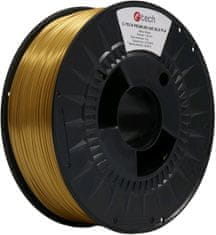 C-Tech PREMIUM LINE tisková struna (filament), Silk PLA, 1,75mm, 1kg, mosaz (3DF-P-SPLA1.75-BRASS)