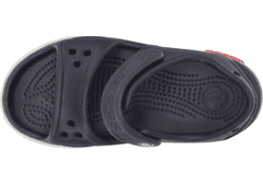 Crocs Crocband II Sandals pre deti, 29-30 EU, C12, Sandále, Šlapky, Papuče, Navy/White, Modrá, 14854-462