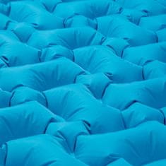Spokey AIR BED PILLOW BIG Nafukovací matrac s vankúšikom, 213 x 62 x 6 cm, R-Value 2.5, modrá