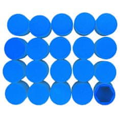 Cappa Kryty matic silikonové 20ks modré 19 mm