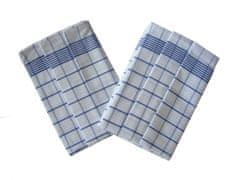 Svitap J.H.J. SVITAP Utierka Negatív egyptská bavlna biela / modrá 50x70 cm balenie 3 ks