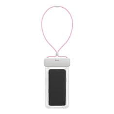 BASEUS Let's Go Univerzální vodotěsné pouzdro pro smartphony - růžové