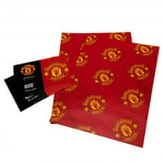 FAN SHOP SLOVAKIA Darčekový papier Manchester United FC, 2 listy + 2 darčekové Karty