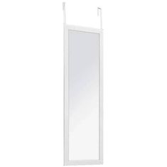 ModernHome Zrkadlo na dvere biele 110x36
