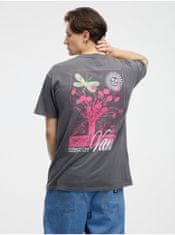 Vans Tmavosivé pánske tričko VANS Wildflower XL