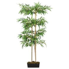 Petromila vidaXL Umelý bambusový strom 988 listov 150 cm zelený