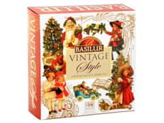 Basilur BASILUR Vintage Style Assorted - Zmes ovocných čajov v sáčkoch, vianočný čaj x1